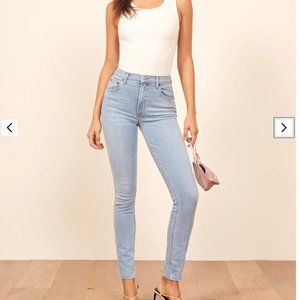 Reformation skinny jeans size 25 in BRIGHT BLUE